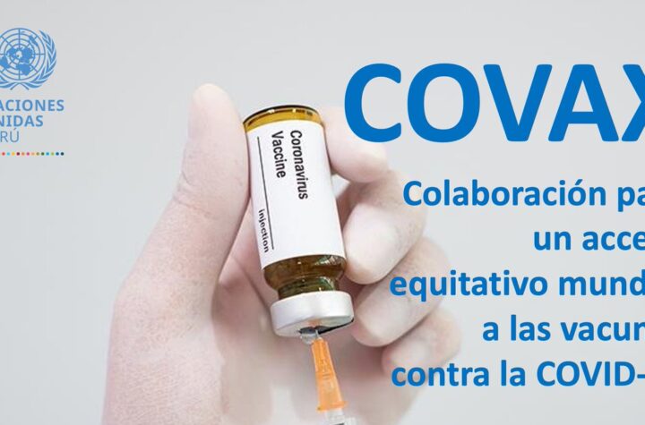 Covax Entregará Vacunas a Perú en primer trimestre
